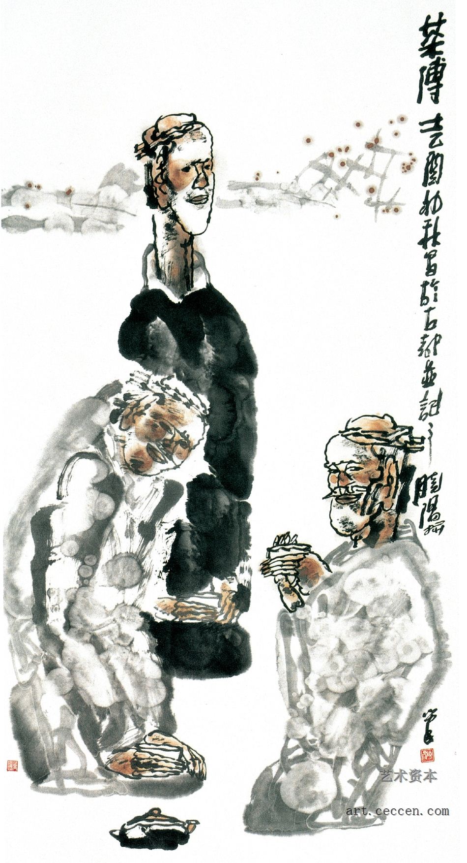 茶博士 136×68cm 2007年
